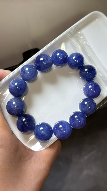 Tanzanite bracelet 16-17mm