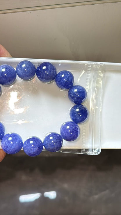 Tanzanite bracelet 16-17mm