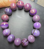 Natural Genuine purple Sugilite beads bracelet 13mm