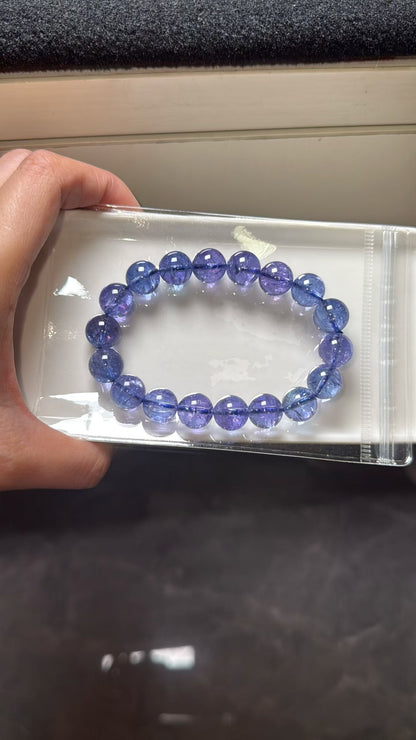 Tanzanite bracelet 11mm