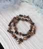 Natural Black Golden sunstone beads bracelet 8mm