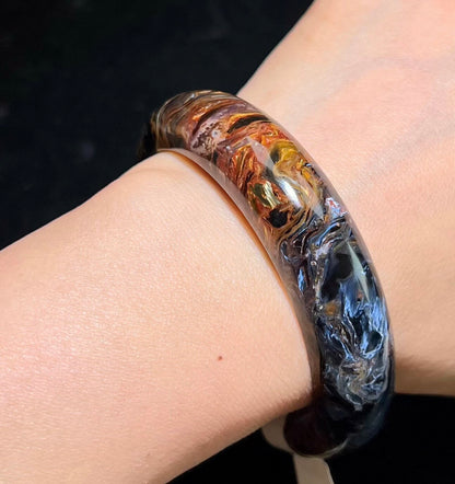 Natural pietersite bangle