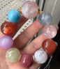 19MM Natural Mixed Gemstone Crystal bracelet