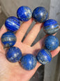 28mm Natural Lapis Lazuli beaded bracelet
