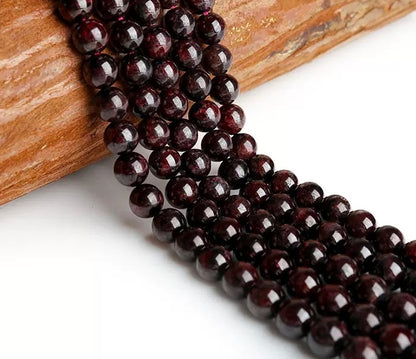 Natural Wine red Garnet smooth round loose beads,loose beads wholesale