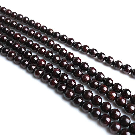 Natural Wine red Garnet smooth round loose beads,loose beads wholesale