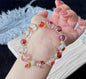 Natural Red Hematoid Lepidocrocite Quartz Crystal beaded bracelet