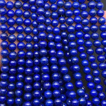 8A Natural Lapis Lazuli loose strands beads