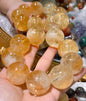 28MM yellow citrine quartz crystal bracelet