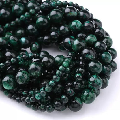 Natural Emerald Green round loose beads